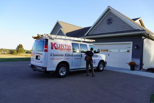 Kurth Service Vehicle outside of a Home