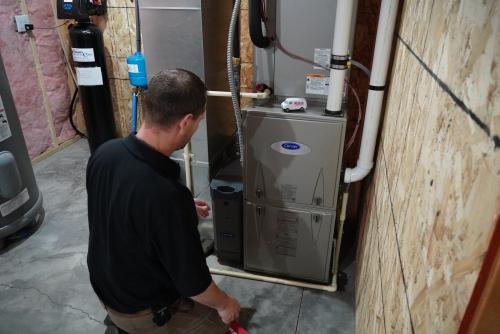Jimmy Fixing Furnace