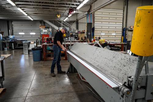 sheet metal work